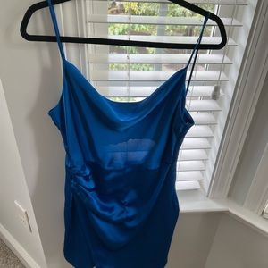 Zara satin slip dress